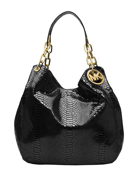 michael kors patent leather tote|michael kors black tote handbag.